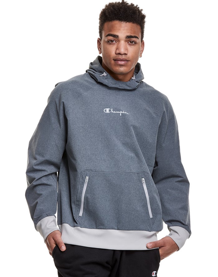 Champion Hoodie Heren - Grijs - Defender Series ( 586924-LNE )